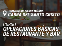 Curso Operaciones Básicas de Restaurante y Bar en Cabra de Santo Cristo