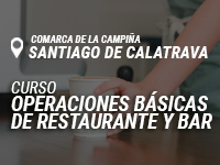 Curso Operaciones Básicas de Restaurante y Bar en Santiago de Calatrava